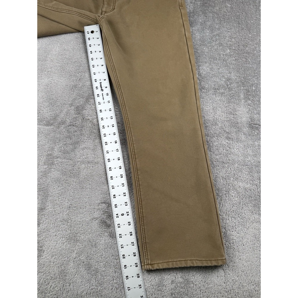Weatherproof Vintage Men's Fleece Lined Tan Jeans Size 38x30 - Picture 8 of 11